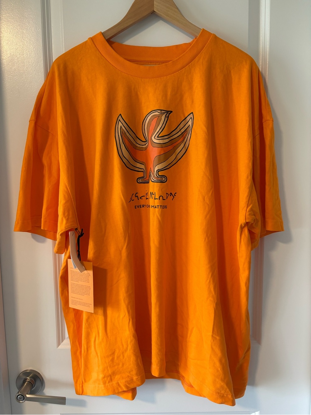 Aritzia x Saimaiyu Akesuk Orange Shirt Day T-Shirt 2XL NWT